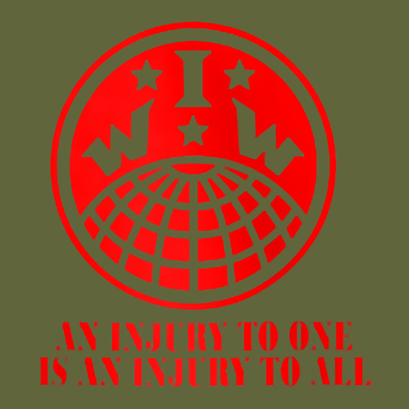Iww Injury One Is Injury To All Front And Back Red Zip Hoodie Classic Tee by linhVisuals | Teevron