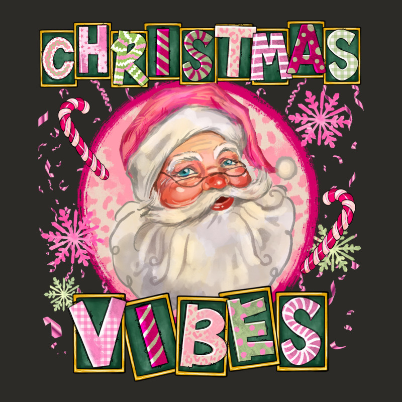 Pink Christmas Vibes Santa Heavy Core Tee by FaDigitalArtStudio | Teevron