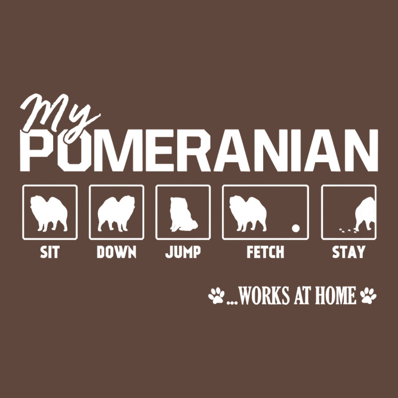 Dog Pomeranian Cute Dog Puppy Pet Black Paw Classic Tee by linhVisuals | Teevron
