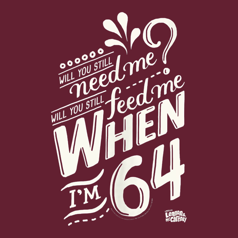 Lyrics By Lennon And Mccartney   When I'm 64 Tank Top Classic Tee by linhVisuals | Teevron