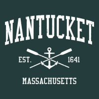 Nantucket Ma Vintage Crossed Oars & Boat Anchor Sports Pullover Hoodie Classic Tee | Teevron