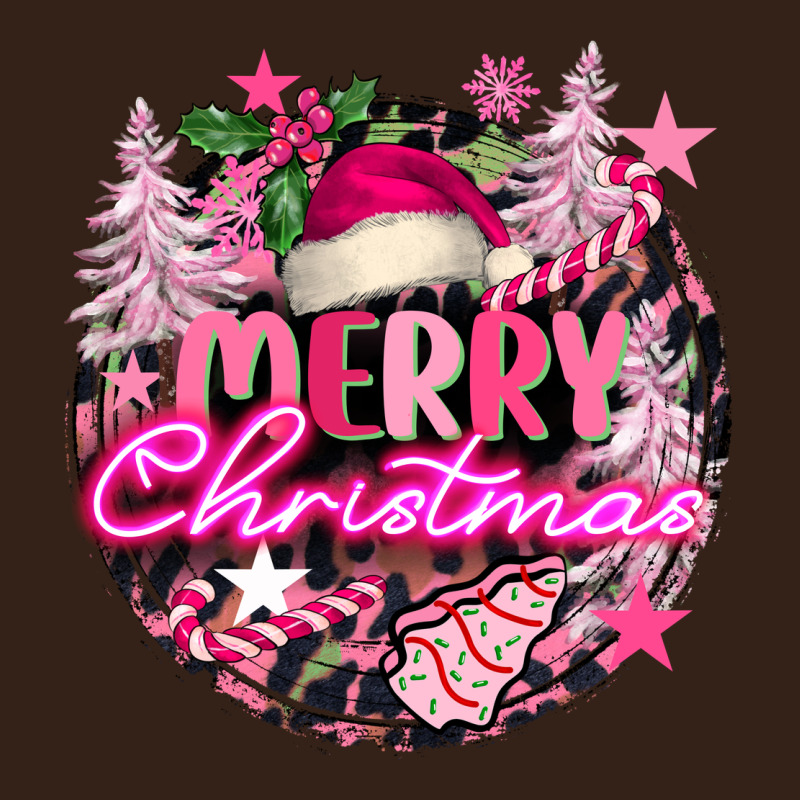 Pink Merry Christmas Heavy Core Tee by FaDigitalArtStudio | Teevron