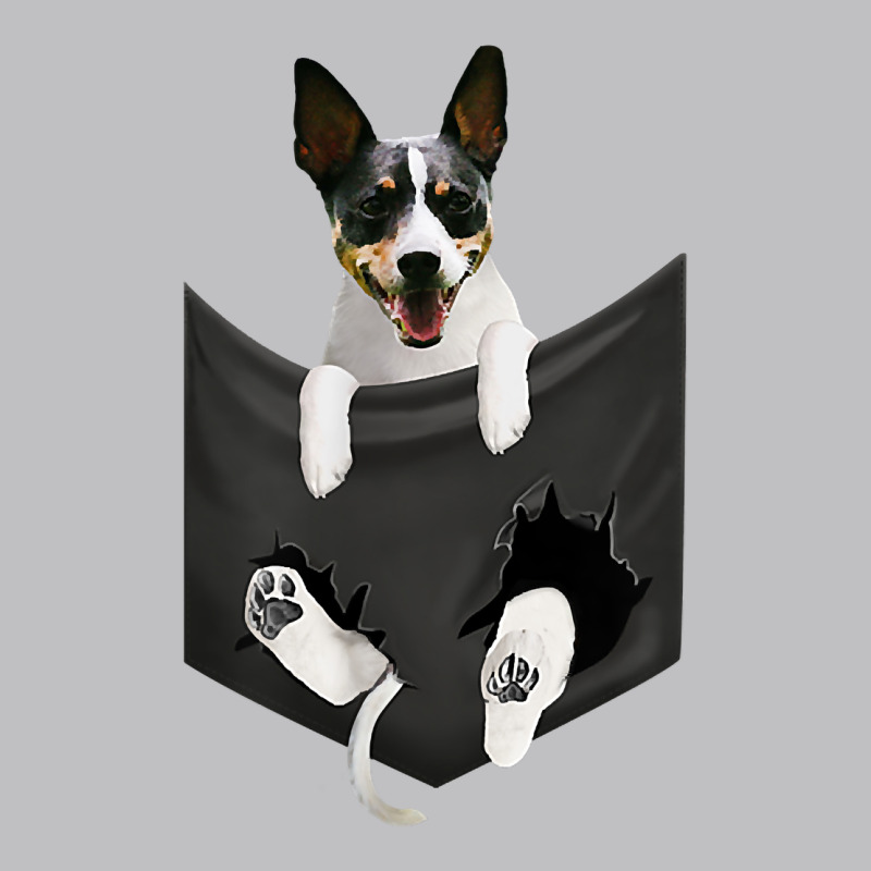 Rat Terrier Dog In Pocket, Rattie Puppy, Ratting Terrier T Shirt Classic Tee by linhVisuals | Teevron