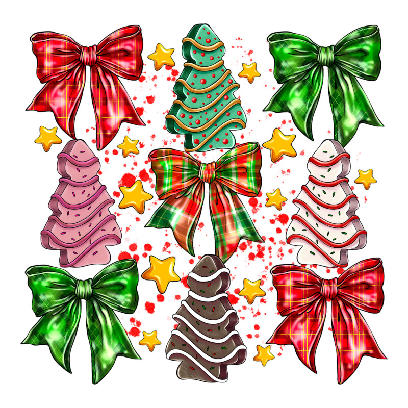 Christmas Cake Bow Premium Tee by CowhideDigitalArt | Teevron