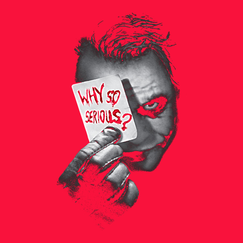 Us Dc Dark Knight Photo Why So Serious 01 Black H Pullover Hoodie Classic Tee by linhVisuals | Teevron