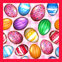 Easter Eggs Seamless Pattern Classic Tee | Teevron