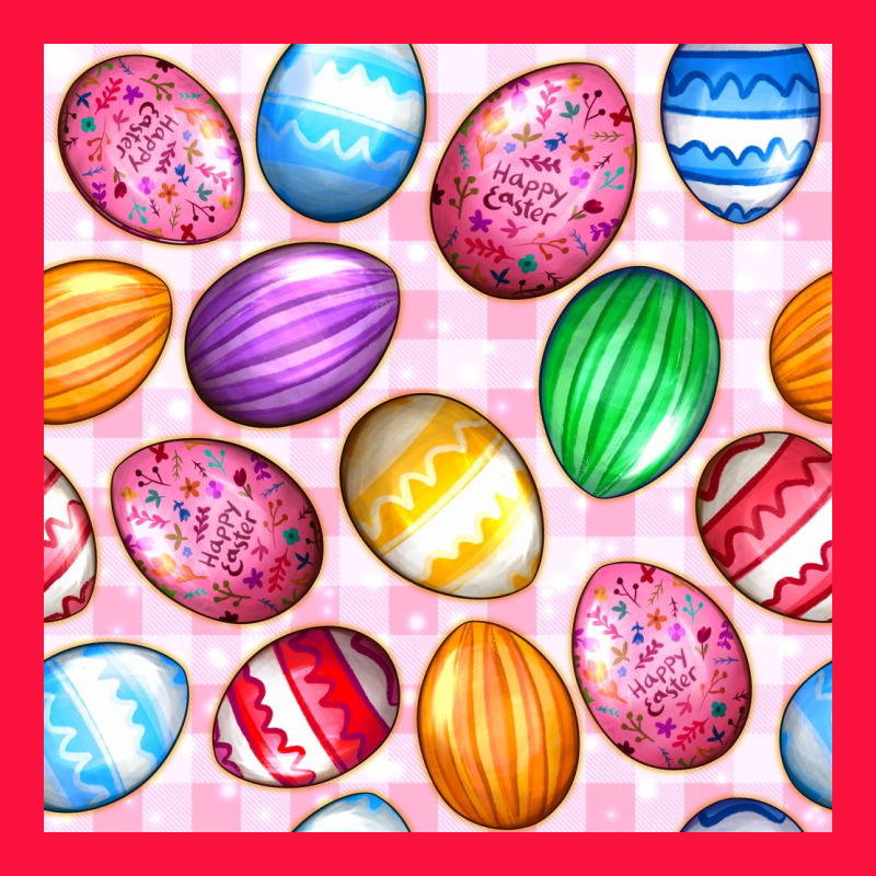 Easter Eggs Seamless Pattern Classic Tee by BundleAndBundleShop | Teevron