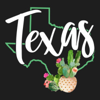 Texas State Map Pride Cactus Vintage Texas Sweatshirt Classic Tee | Teevron