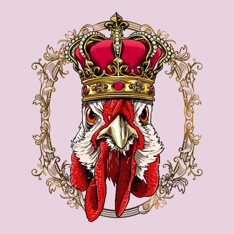 Chicken Chick King Chicken Wearing Crown Queen Chicken Animal 228 Roos Classic Tee by linhVisuals | Teevron