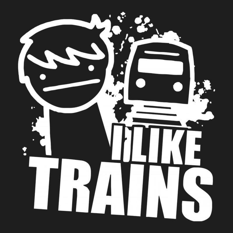 I Like Trains Classic Tee by linhVisuals | Teevron