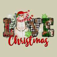 Love Christmas Snowman Heavy Core Tee | Teevron