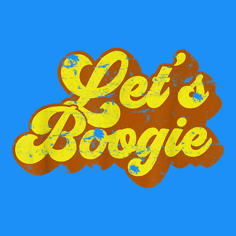 Lets Boogie Shirt Vintage Dancing 1980s Disco Themed Party T Shirt Classic Tee by linhVisuals | Teevron