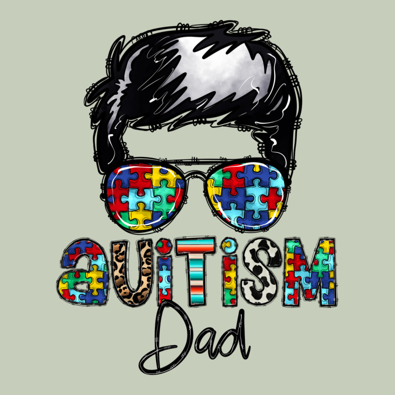 Autism Dad Ladies Tee by CowhideDigitalArt | Teevron