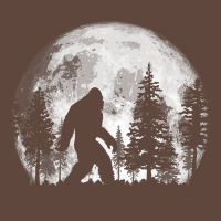 Bigfoot In The Forest Hiding At Night Full Moon Trees Nature T Shirt Classic Tee | Teevron