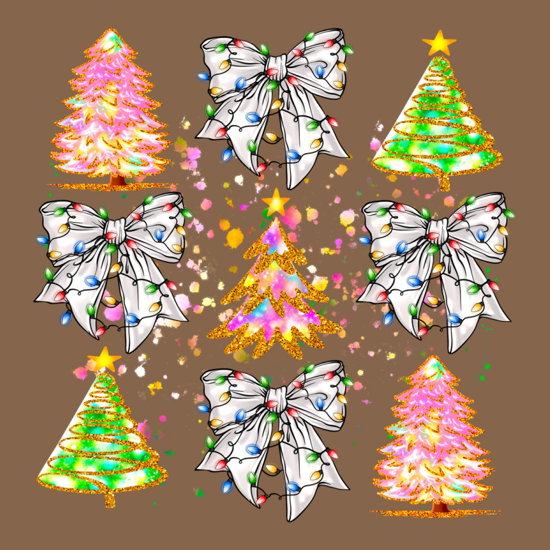 Christmas Trees And Bow Premium Tee by CowhideDigitalArt | Teevron
