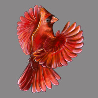 Flying Northern Cardinal Bird Vintage Tee | Teevron