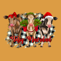Feliz Navidad Heifers Front View Urban Heavy Tee | Teevron