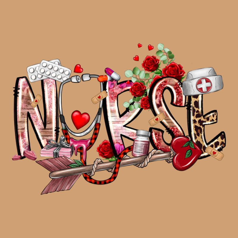 Nurse Valentines Day Vintage Tee by RacoonDesign | Teevron