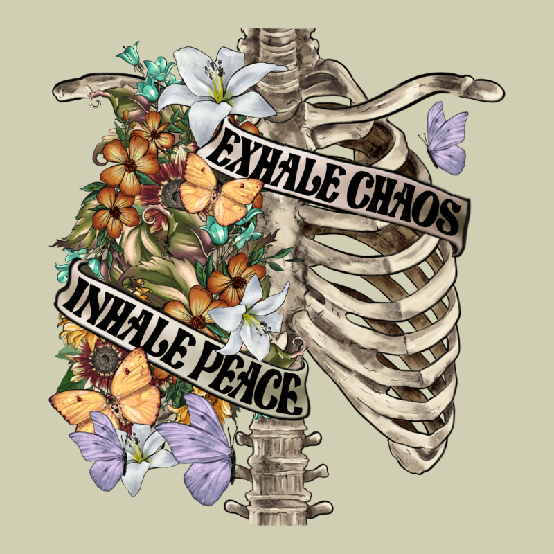 Inhale Peace Exhale Chaos Chest Heavy Core Tee by FaDigitalArtStudio | Teevron