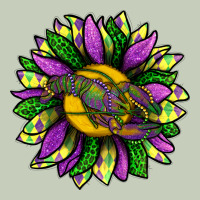Mardi Gras Sunflower With Crawfish Classic Tee | Teevron