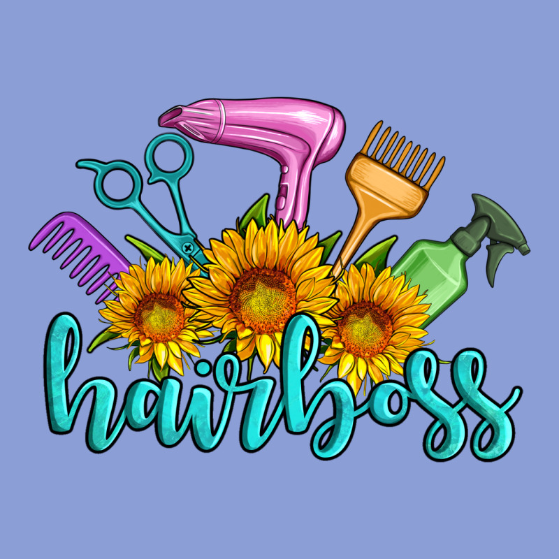 Hairboss Western Sunflowers Hairdresser Long Sleeve Tee by Artiststas | Teevron