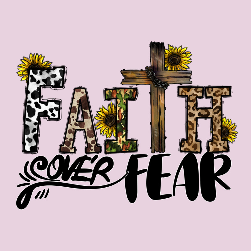 Faith Over Fear Ladies Tee by CowhideDigitalArt | Teevron