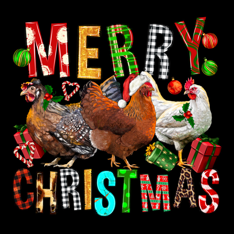 Merry Christmas Chickens Heavy Core Tee by FaDigitalArtStudio | Teevron