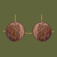 Coconut Bra Easy Adult Halloween Tiki Party Costume T Shirt Classic Tee | Teevron