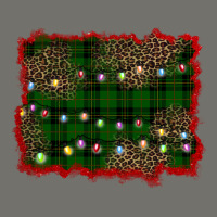 Christmas Green Plaid Background Premium Hoodie | Teevron