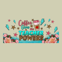 Coffe Gives Me Teacher Powers Libbey Glass Heavy Core Tee | Teevron