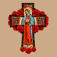 Lady Of Guadalupe Rose Cross, Vintage Hoodie | Teevron