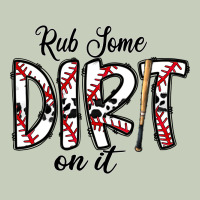 Rub Somedirt On It Baseball Ladies Tee | Teevron