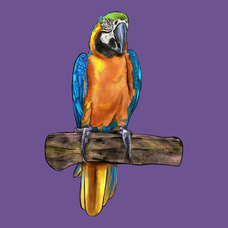 Blue Throated Macaw Vintage Tee by LillyAllenDesigns | Teevron