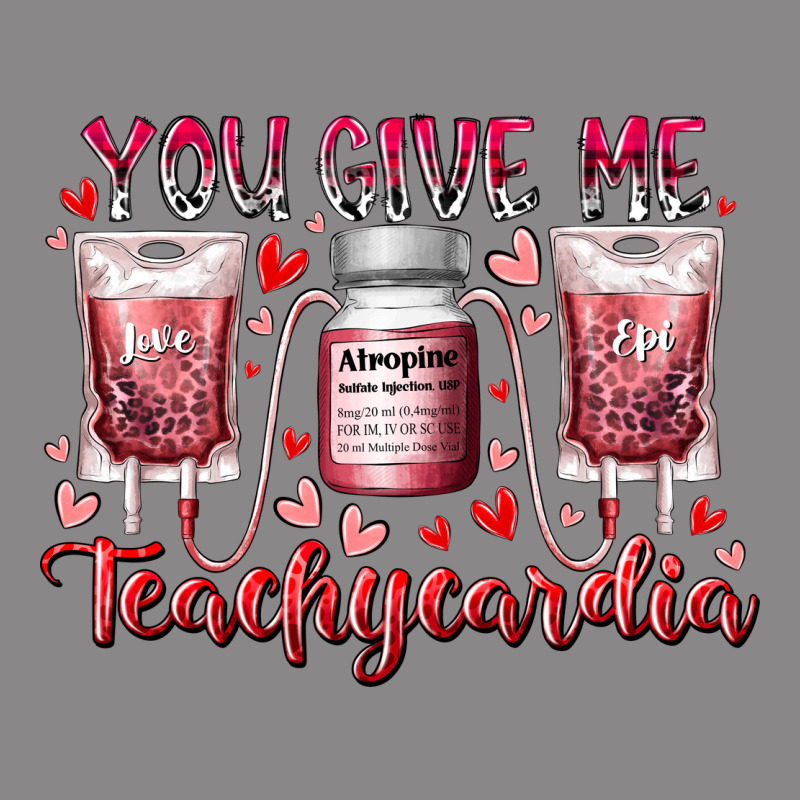 You Give Me Teachcardia Vintage Tee by RacoonDesign | Teevron