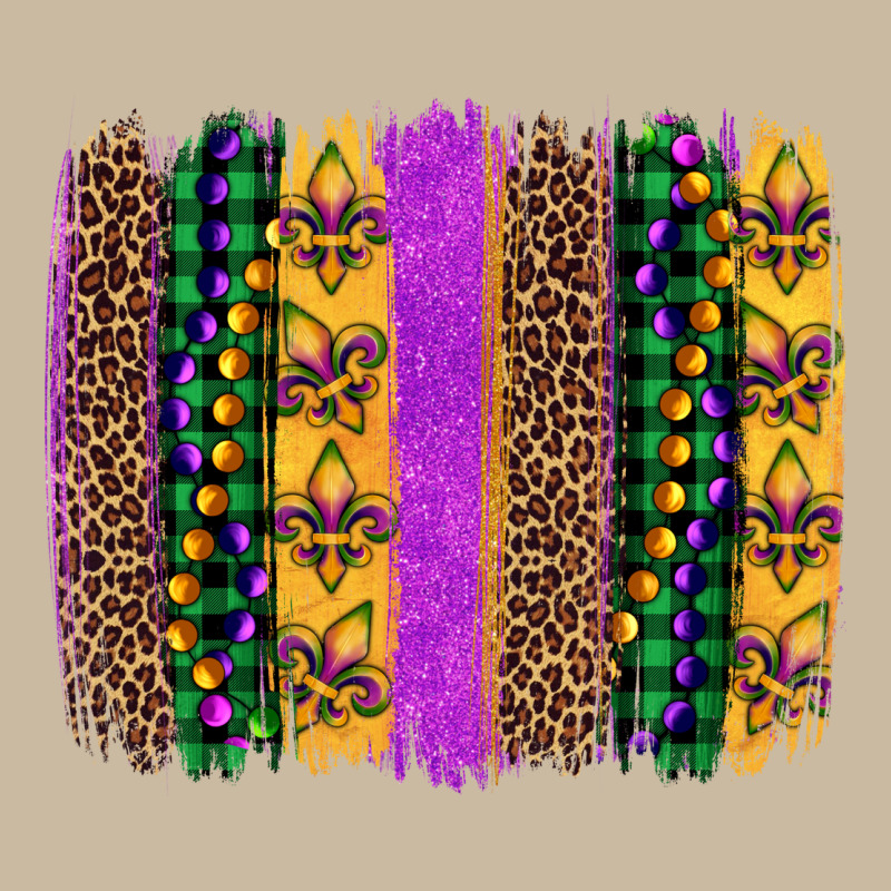 Mardi Gras Fleur De Lis And Beads Brush Stroke Long Sleeve Tee by Artiststas | Teevron