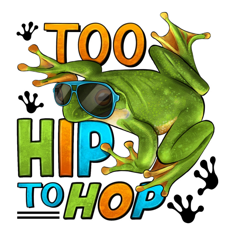 Too Hip To Hop Frog Premium Tee by LillyAllenDesigns | Teevron