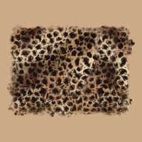 Handdrawn Leopard Pattern Brown Vintage Hoodie | Teevron