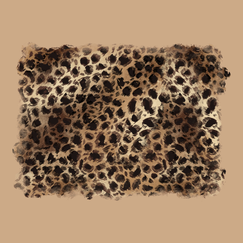 Handdrawn Leopard Pattern Brown Vintage Hoodie by BarkalooDesign | Teevron