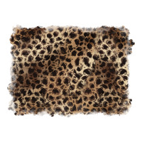 handdrawn leopard pattern brown | Teevron