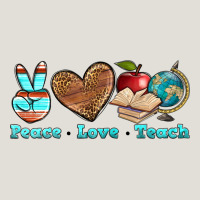 Peace Love Teach Heavy Core Tee | Teevron