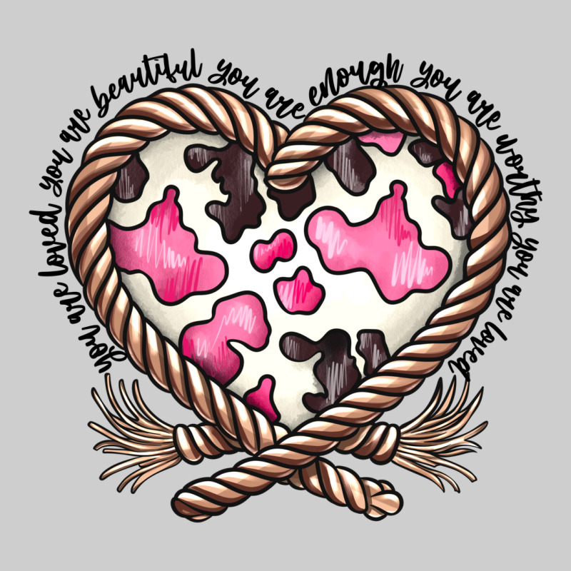 Western Cowhide Heart Premium Tee by CowhideDigitalArt | Teevron