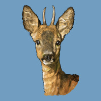 Red Brocket Deer Head Urban Heavy Tee | Teevron