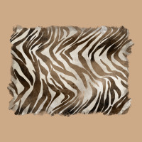 Brown Zebra Pattern Background Vintage Hoodie | Teevron