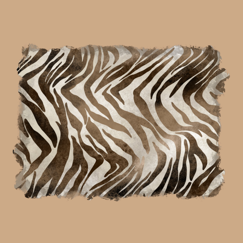 Brown Zebra Pattern Background Vintage Hoodie by BarkalooDesign | Teevron