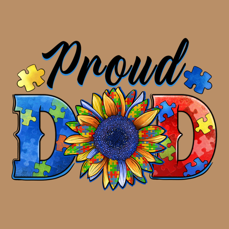 Proud Dad Autism Vintage Hoodie by BarkalooDesign | Teevron