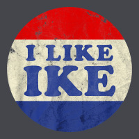 I Like Ike Political Button Vintage Distressed Classic Tee | Teevron