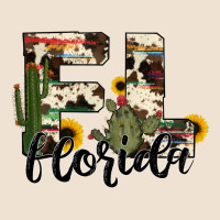 Florida State Cowhide Serape Cactus Urban Heavy Tee | Teevron