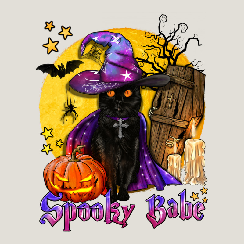 Spooky Babe Black Witch Cat Heavy Core Tee by BundleAndBundleShop | Teevron