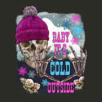Skeleton Baby It's Cold Outside Heavy Core Tee | Teevron