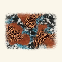 Leopard Cowhide Background Premium Hoodie | Teevron